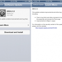 Scopri di più sull'articolo È arrivato iOS 6.1.3