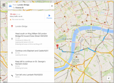 Arriva Google Maps 2.0