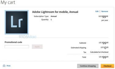 Presto arriverà Adobe Lightroom per iPad