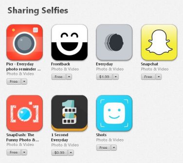 Nuova sezione Selfie su App Store