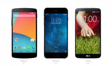 Confronto tra iPhone 6 e altri smartphone Android