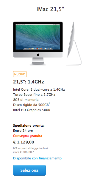 Scopri di più sull'articolo Arriva il nuovo iMac low-cost