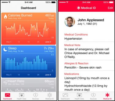 iOS 8: nuova sezione Health