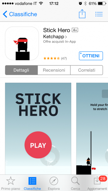 App Store sostituisce “Gratis” con “Ottieni”