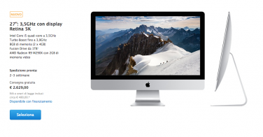 iMac Retina allunga i tempi di consegna: 2-3 settimane