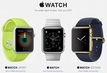 Apple Watch ha ricevuto 1 milione di pre-ordini