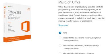 Microsoft Office 365 viene consigliato da Apple