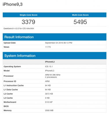 Geekbench: iPhone 7 supera anche iPad Pro 12,9 pollici